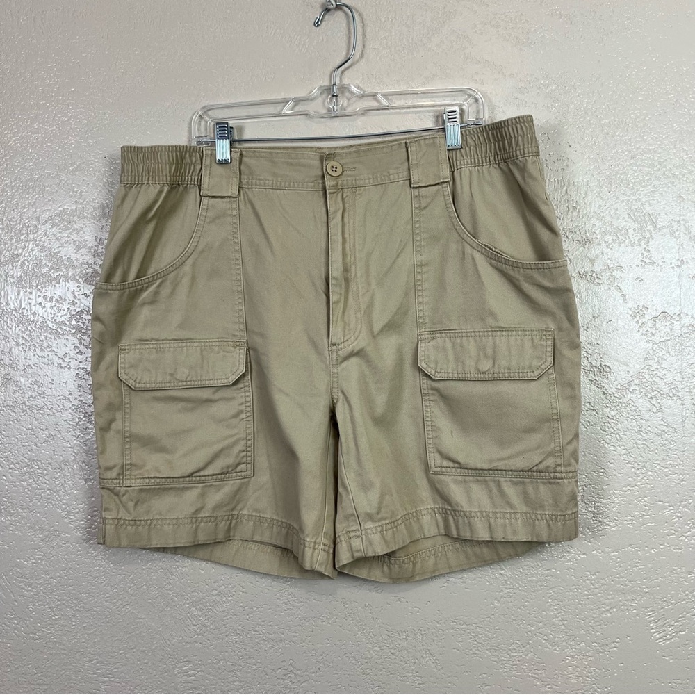 Roundtree &‎ Yorke cargo hiking shorts men's 40 W blue Comfort waist outdoor